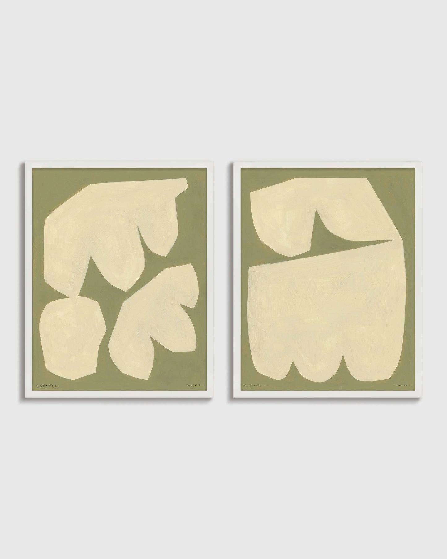 Drift by Michael Kempen (Set of 2) - 17.25"x21.25" / Maple