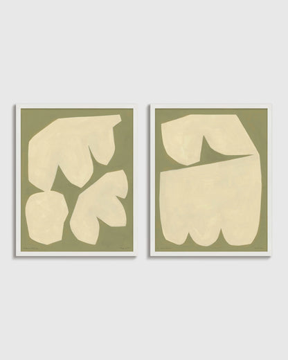Drift by Michael Kempen (Set of 2) - 17.25"x21.25" / Maple