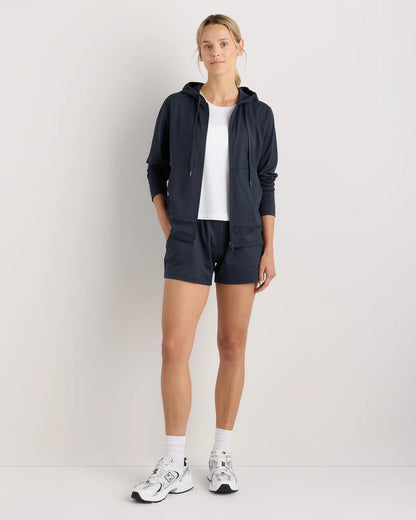 Flowknit Full-Zip Hoodie - XS / Heather Deep Navy
