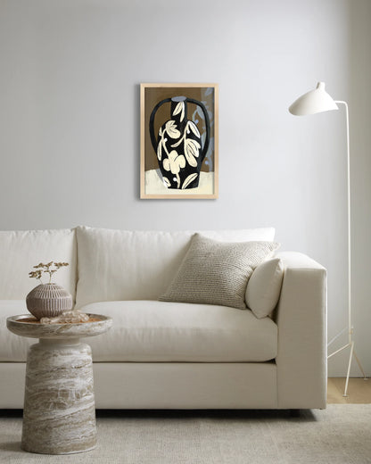 Ornamental Vase by Marco Marella - 17.25"x25.25" / Black