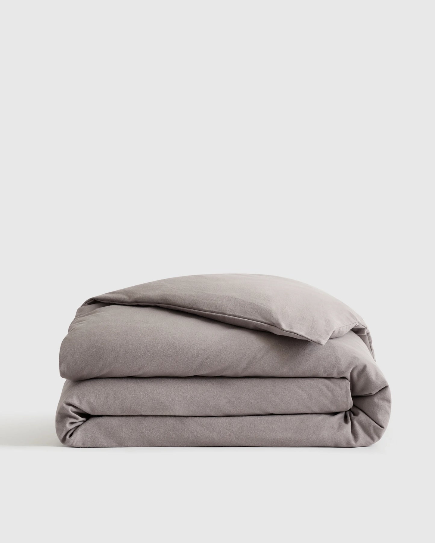 Luxury Organic Flannel Duvet Cover - Twin / Grey