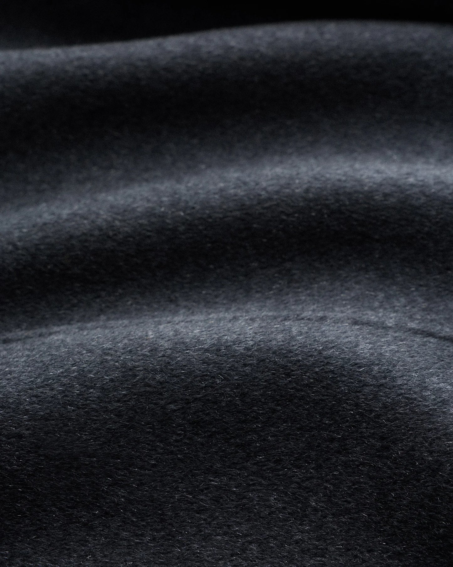100% Mongolian Cashmere Double-Faced Chore Blazer - S / Heather Charcoal