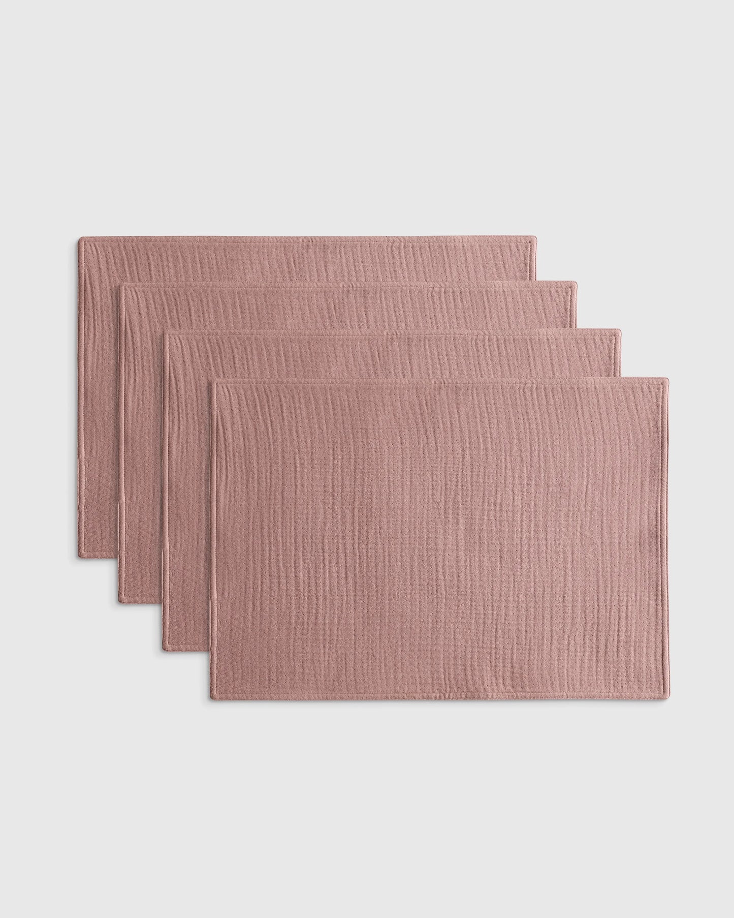 Organic Cotton Gauze Placemats - One Size / Chocolate