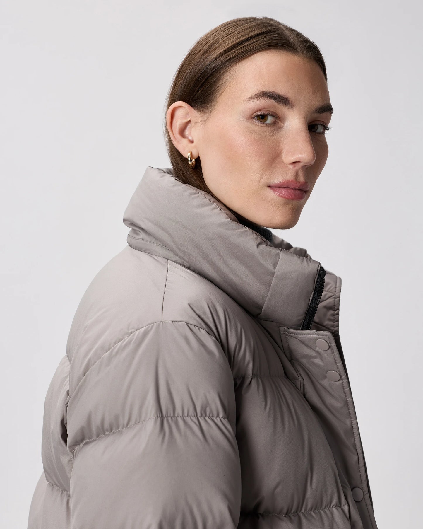 Responsible Down Long Puffer Jacket - XS / Black
