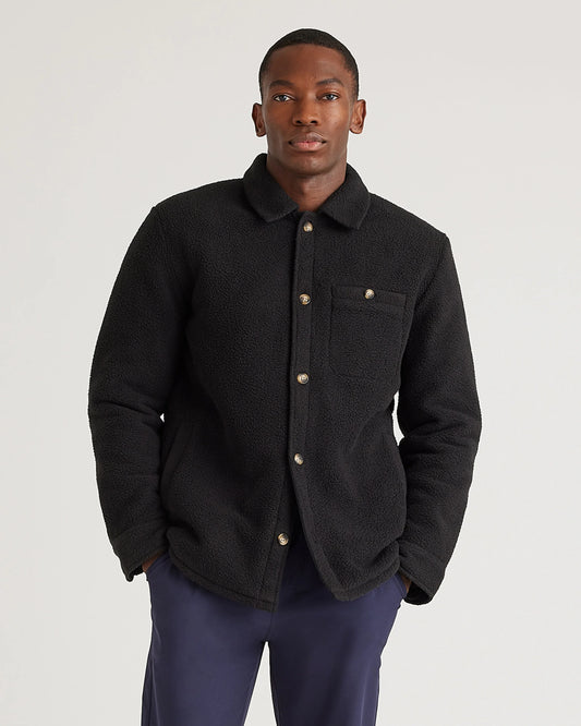 Sherpa Shirt Jacket - S / Black