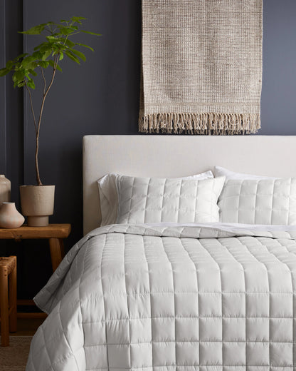 Bamboo Box Quilt Set - Twin / Sage