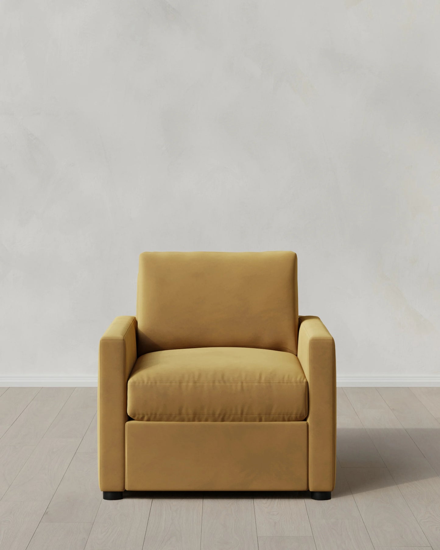 Brennan Accent Chair in Performance Velvet - One Size / Pine