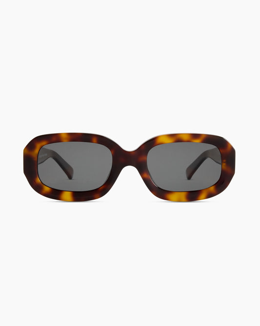 Santorini Polarized Acetate Sunglasses - One Size / Ginger Tortoise with Grey Lens