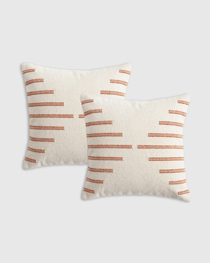 Bold Stripe Pillow Cover (Set of 2) - 20x20 / Black