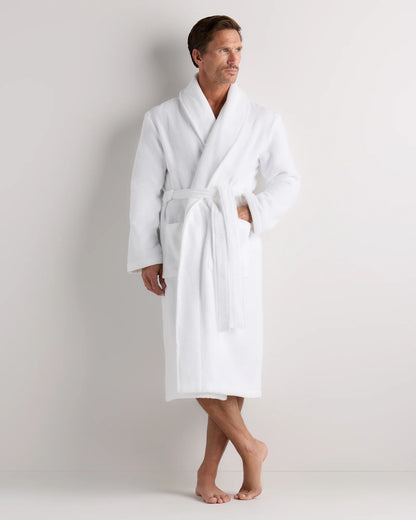Turkish Cotton Terry Robe - XS / White