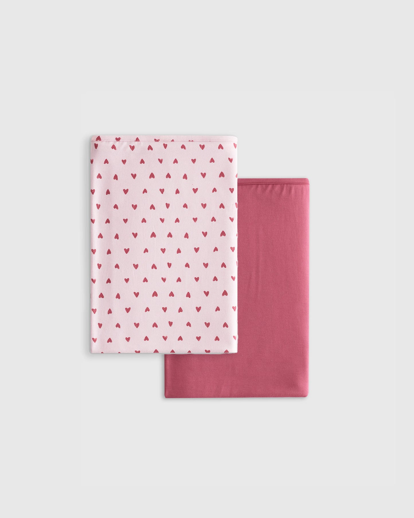 Bamboo Swaddle 2-Pack - One Size / Painted Hearts