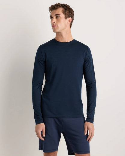 100% Merino Wool All-Season Long Sleeve Base Layer Tee - XS / Off-White