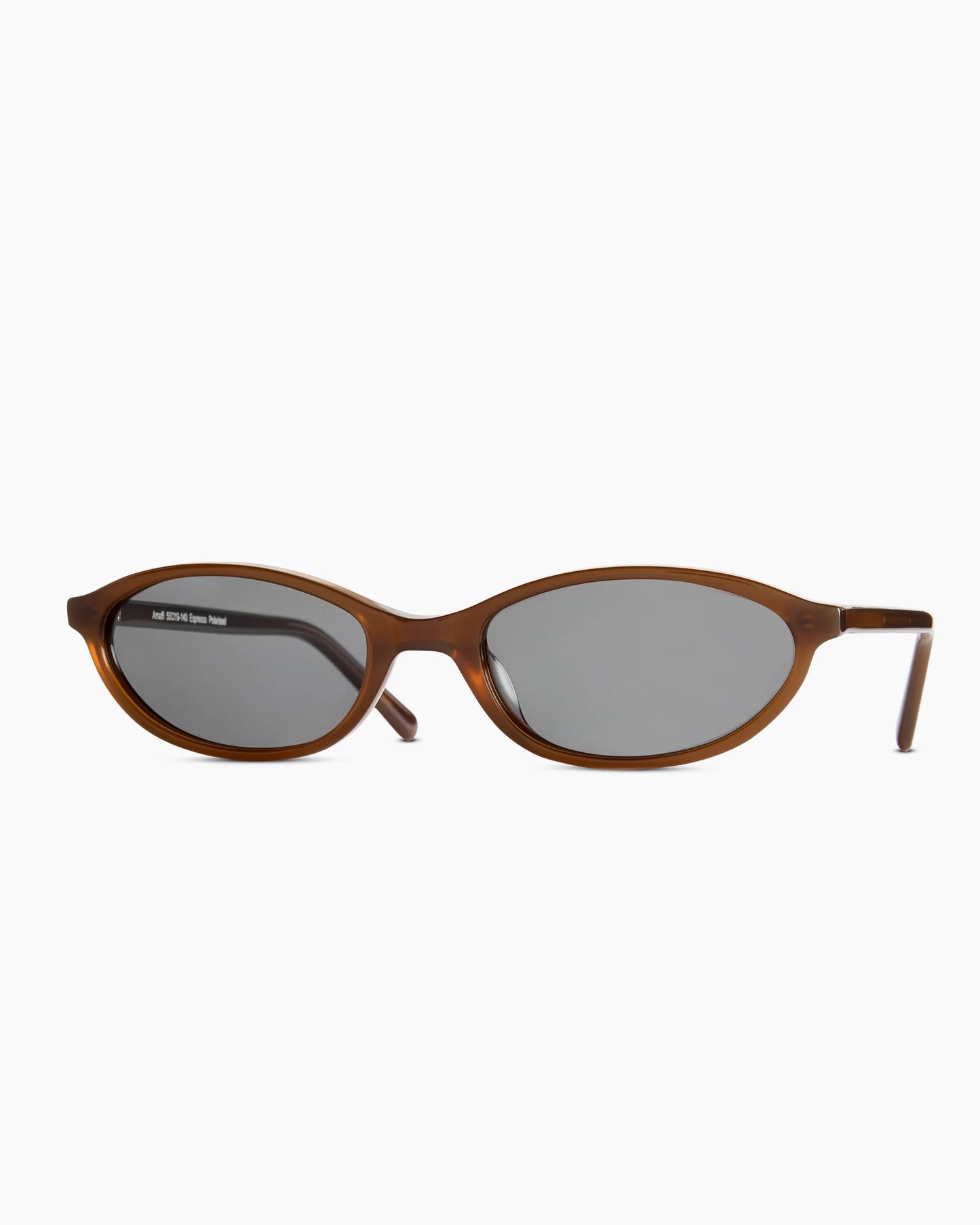 Amalfi Polarized Acetate Sunglasses - One Size / Black with Grey lens