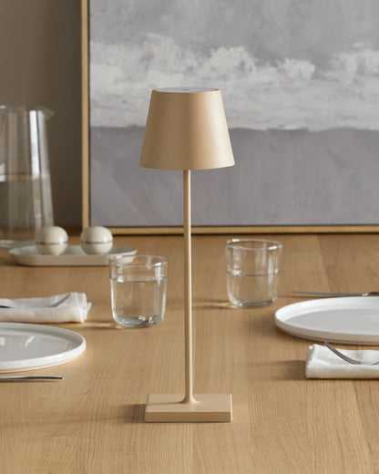 Poldina Pro Rechargeable Table Lamp by Zafferano - Regular / White