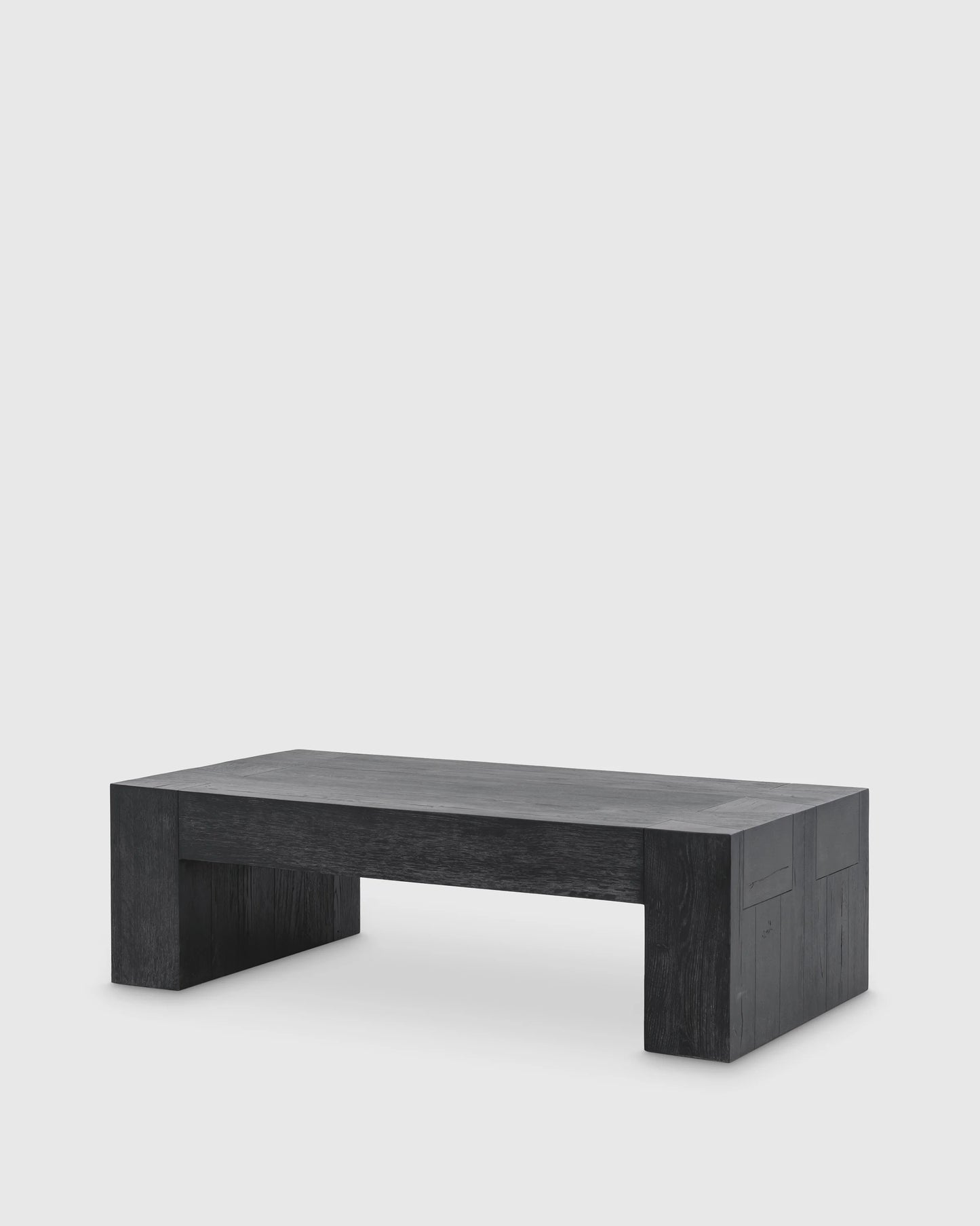 Reclaimed Oak Waterfall Coffee Table - 60" / Weathered Oak