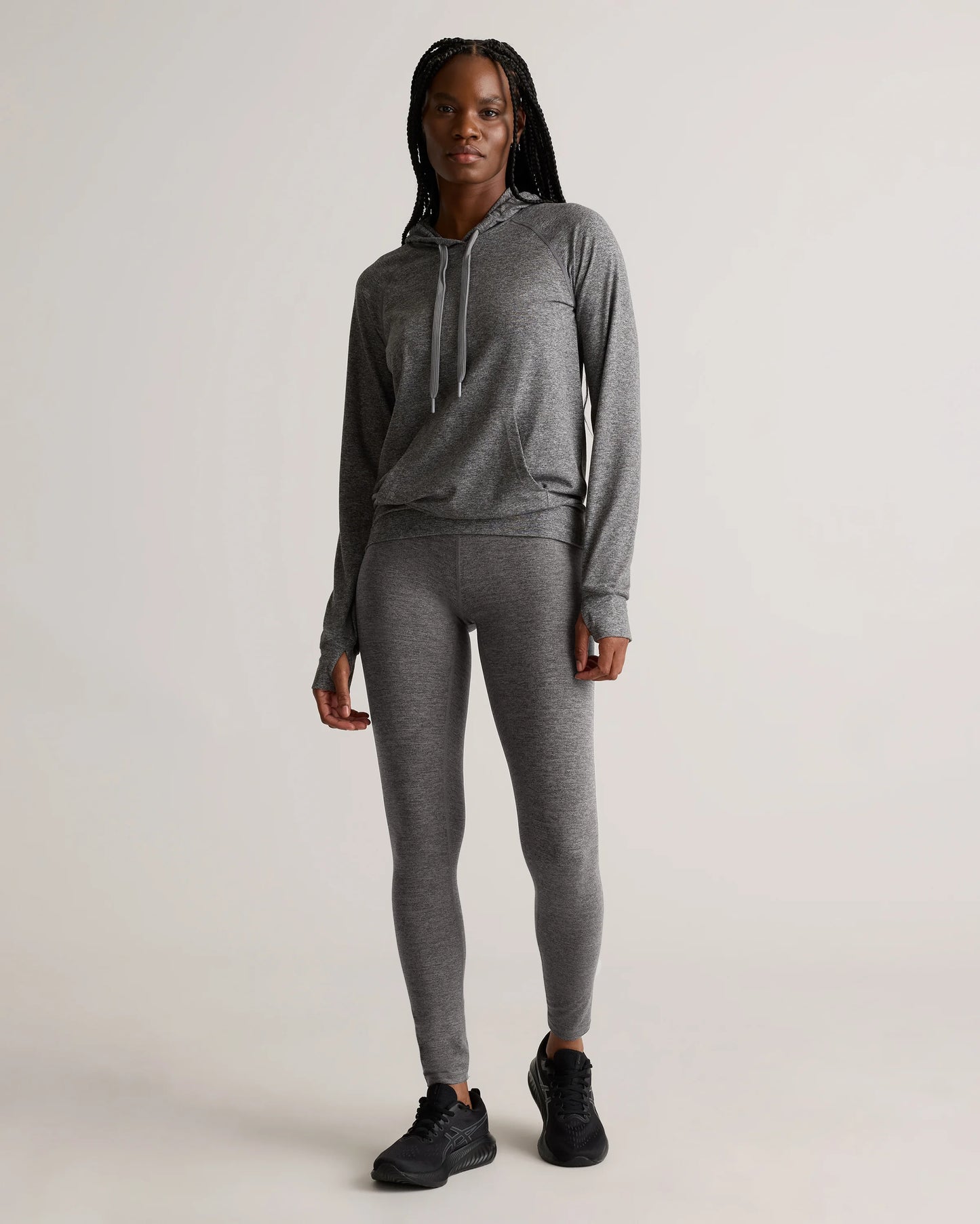 Ultra-Soft High-Rise Legging - XS / Heather Oatmeal