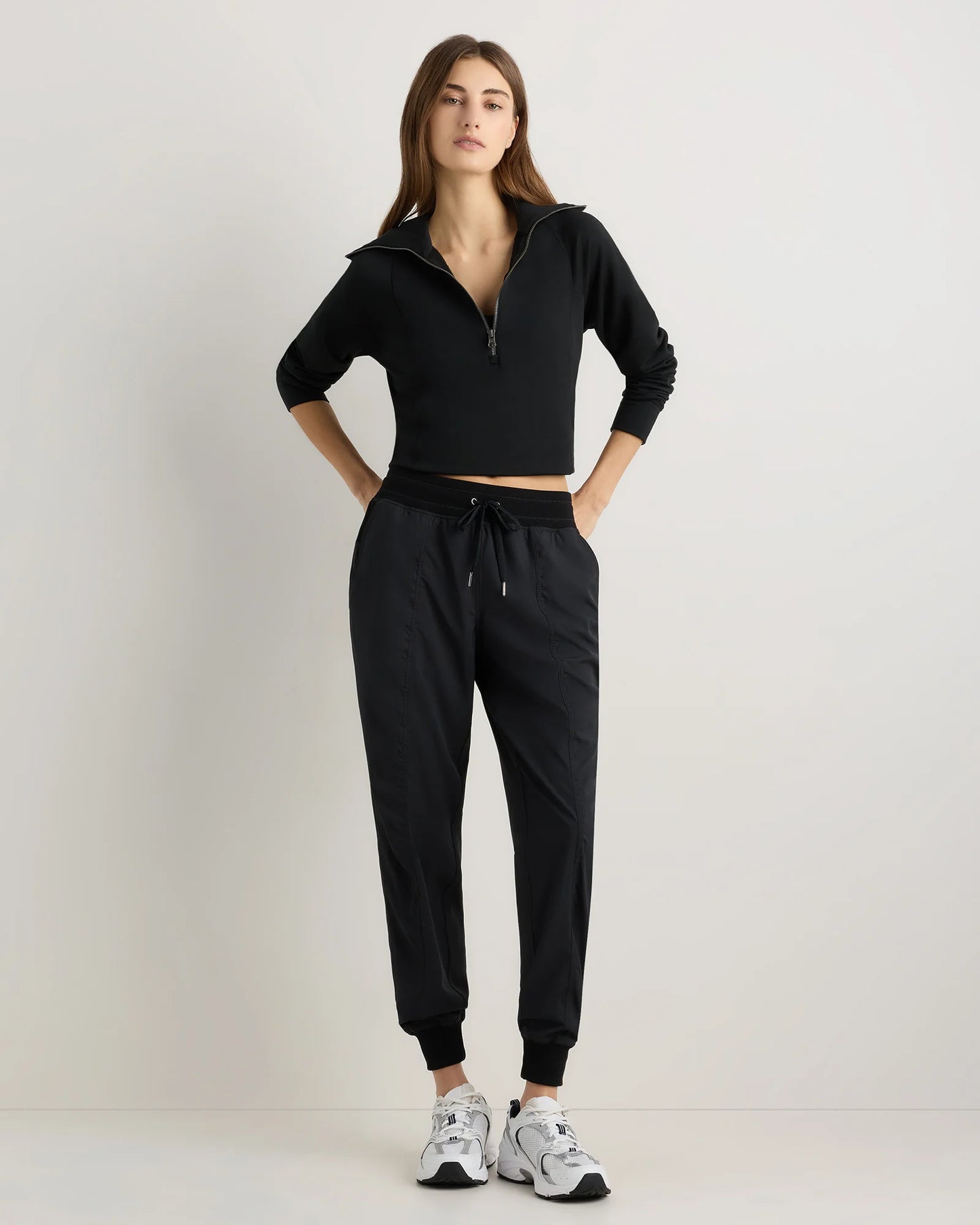 Performance Tech Mid-Rise Joggers - XS / Black