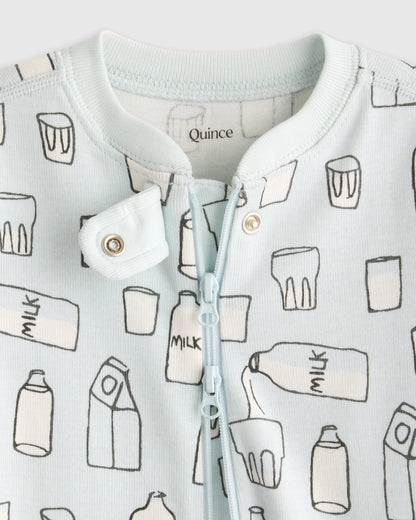100% Organic Cotton Footie Pajama - 2T / Vehicles