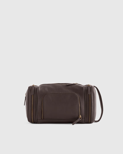 Nappa Leather Toiletry Bag - One Size / Black