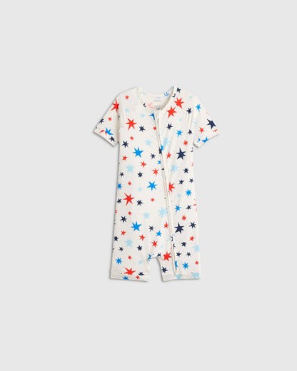 Bamboo Shortie Onesie Pajama - 2T / Sunshine