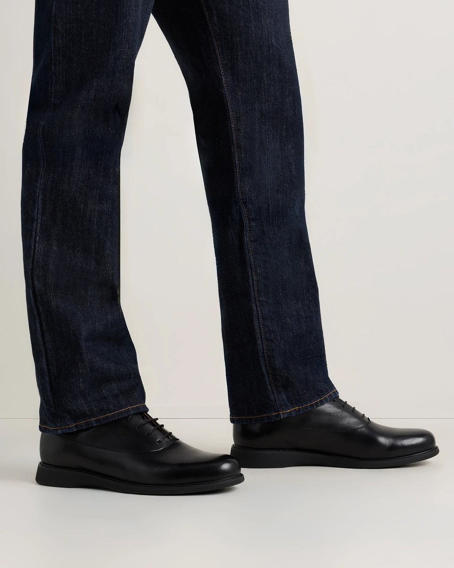 Hybrid Crafted Leather Oxford - 7 / Brandy