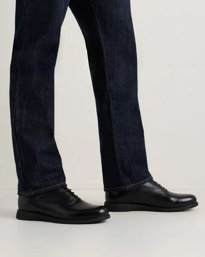 Hybrid Crafted Leather Oxford - 7 / Brandy