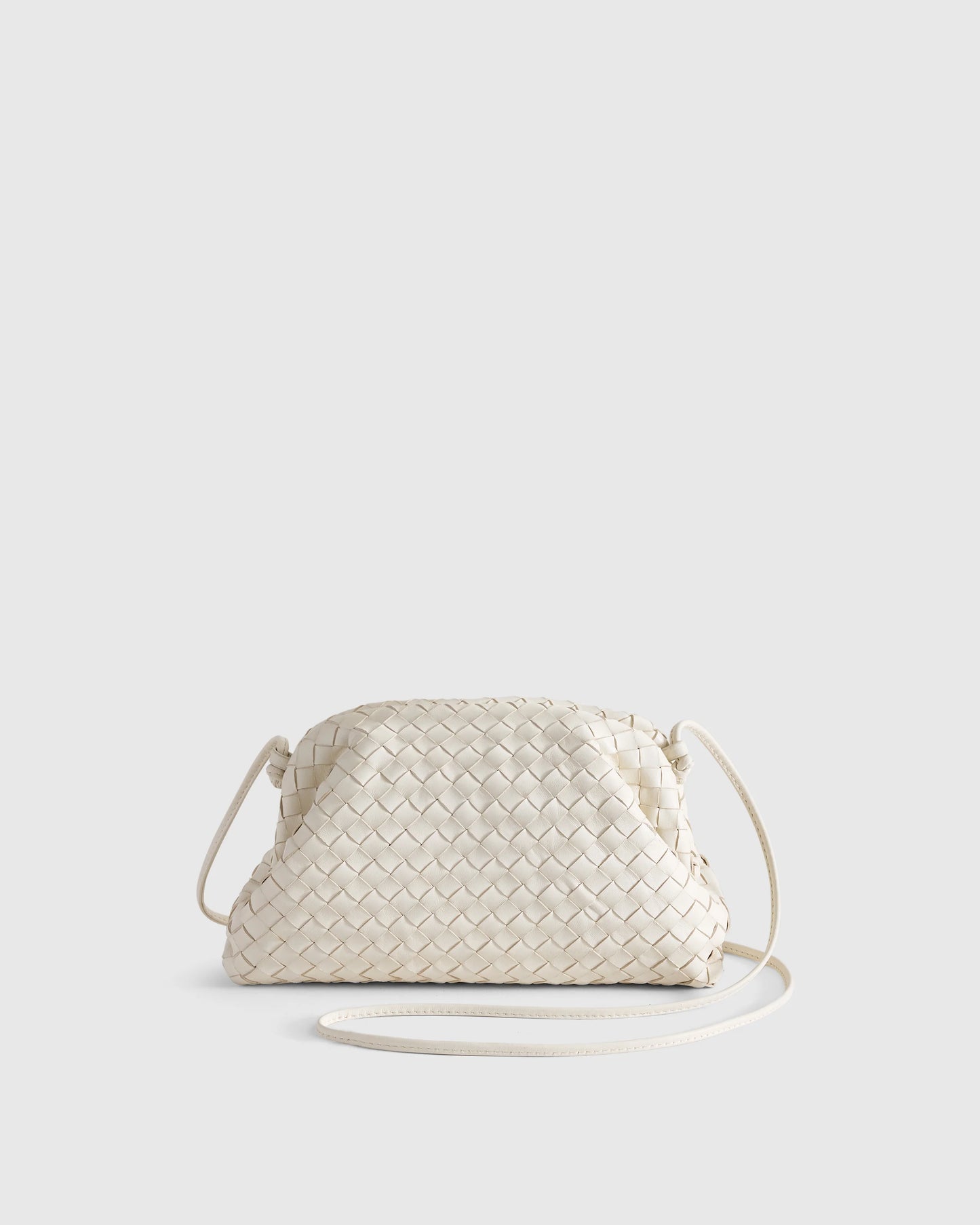 Naomi Handwoven Clutch - One Size / Black