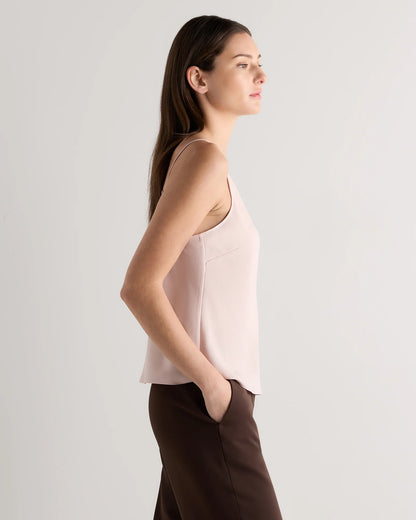 Matte V-Neck Cami - XS / Porcelain Ivory