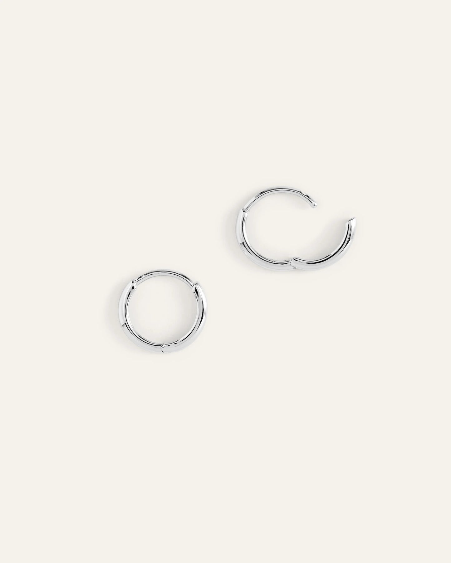 14K Gold Bold Hoops - One Size / Yellow Gold
