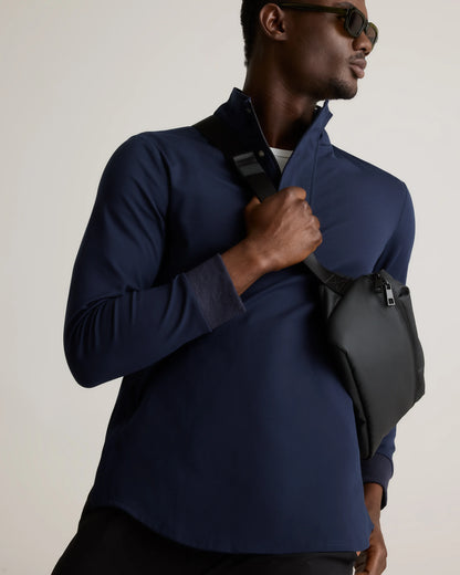 On Par Half-Zip Pullover - S / Deep Navy
