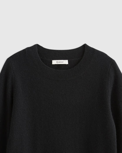 Washable Cashmere Crewneck Sweater - 6 / Heather Grey