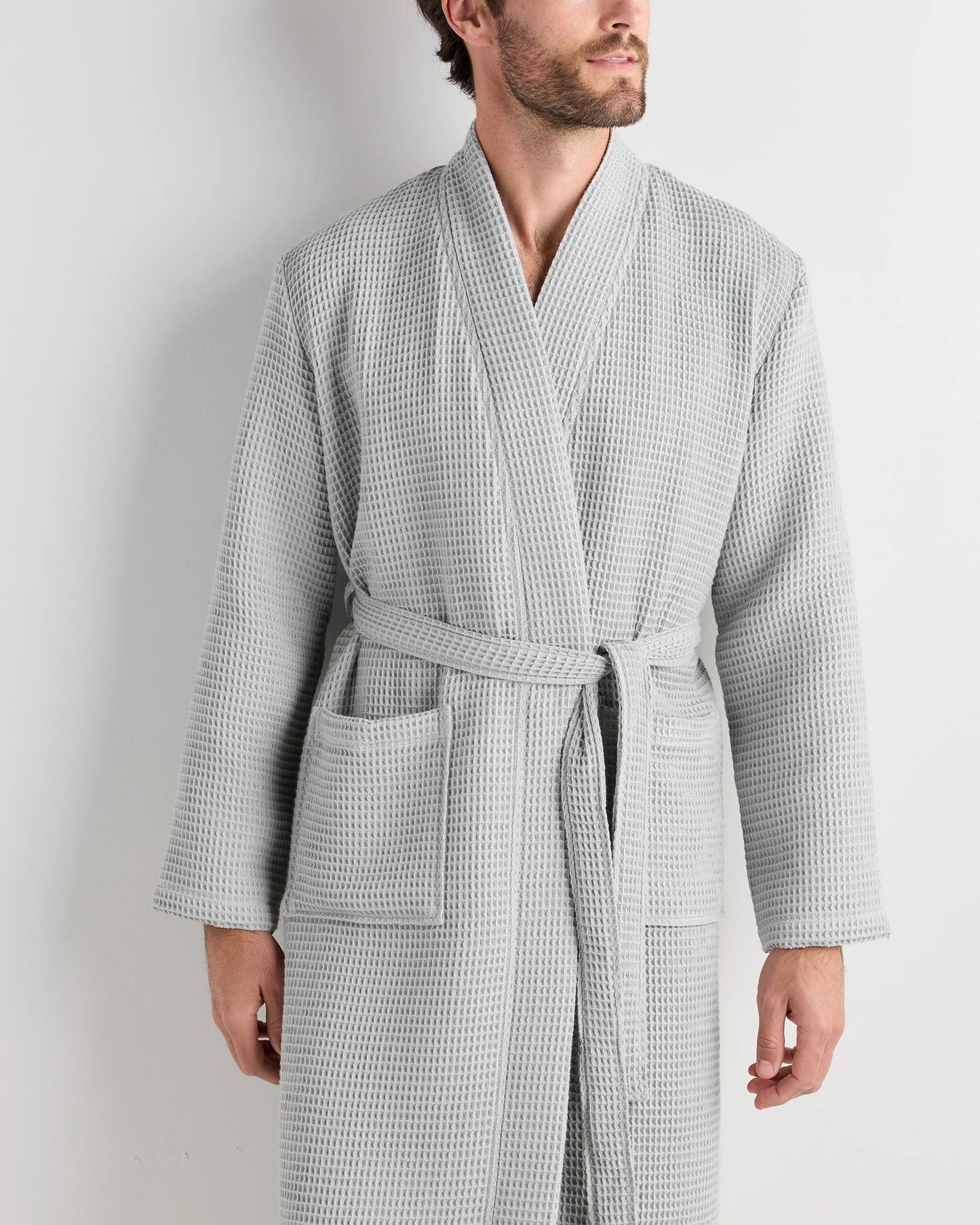 Organic Turkish Waffle Robe - XS / White