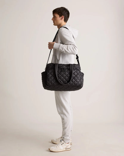 Transit Quilted Duffle Bag - One Size / Taupe Brown