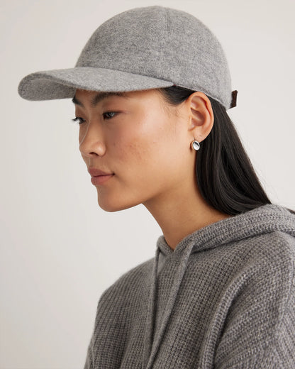 Cashmere Baseball Cap - XS/S / Black