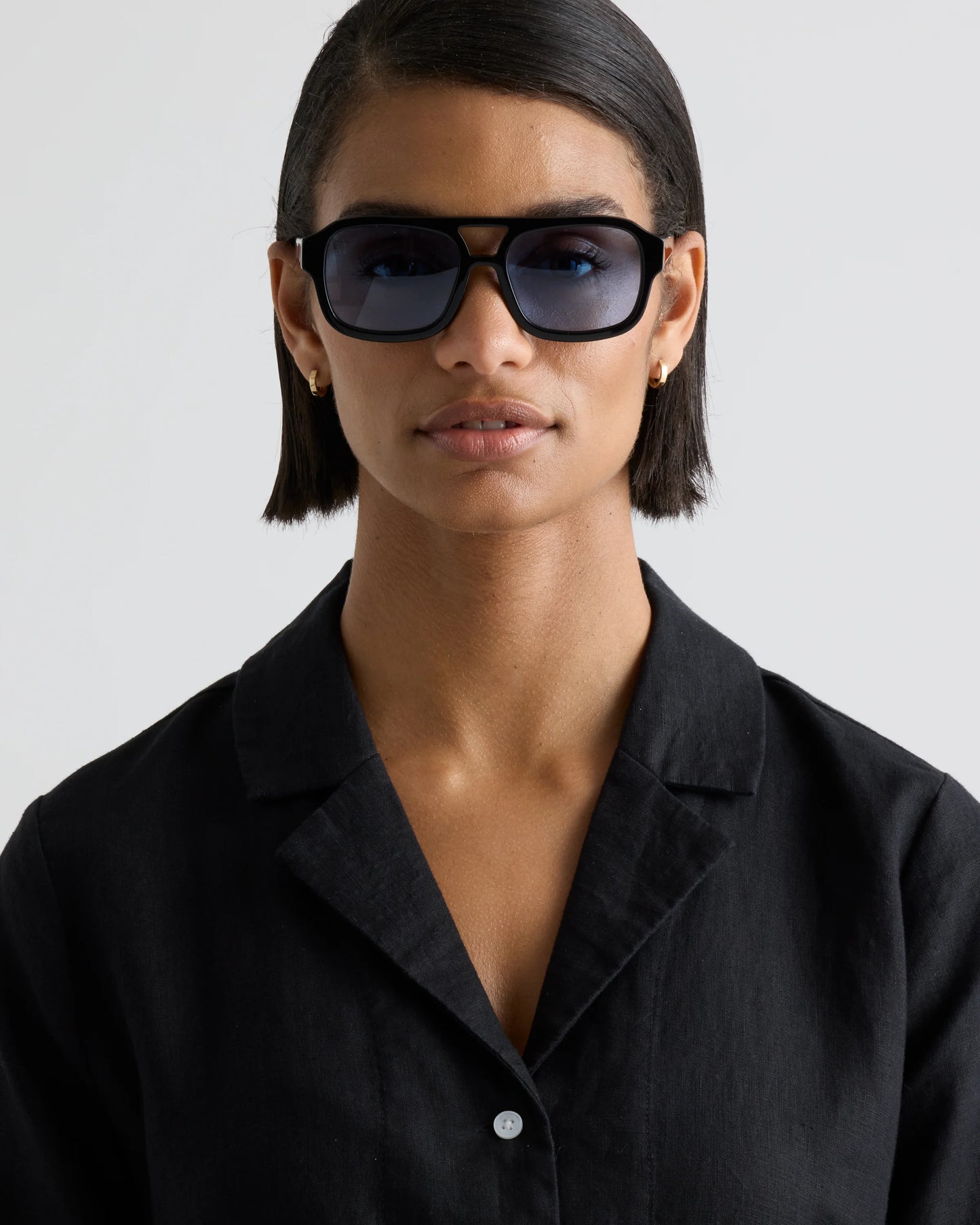 Berlin Polarized Acetate Sunglasses - Standard / Ginger Tortoise with Brown Gradient lens