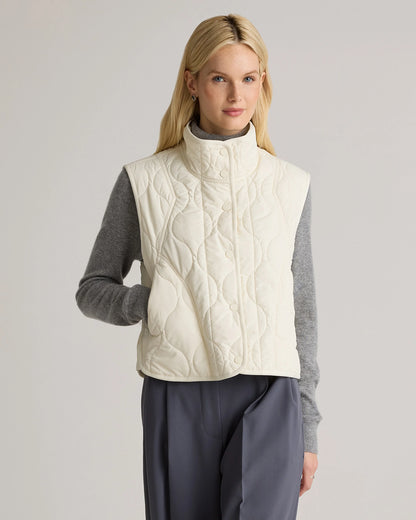 Featherless Quilted Puffer Vest - XS / Verdant Pine