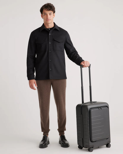 Front Pocket Carry-On Suitcase - One Size / Lavender