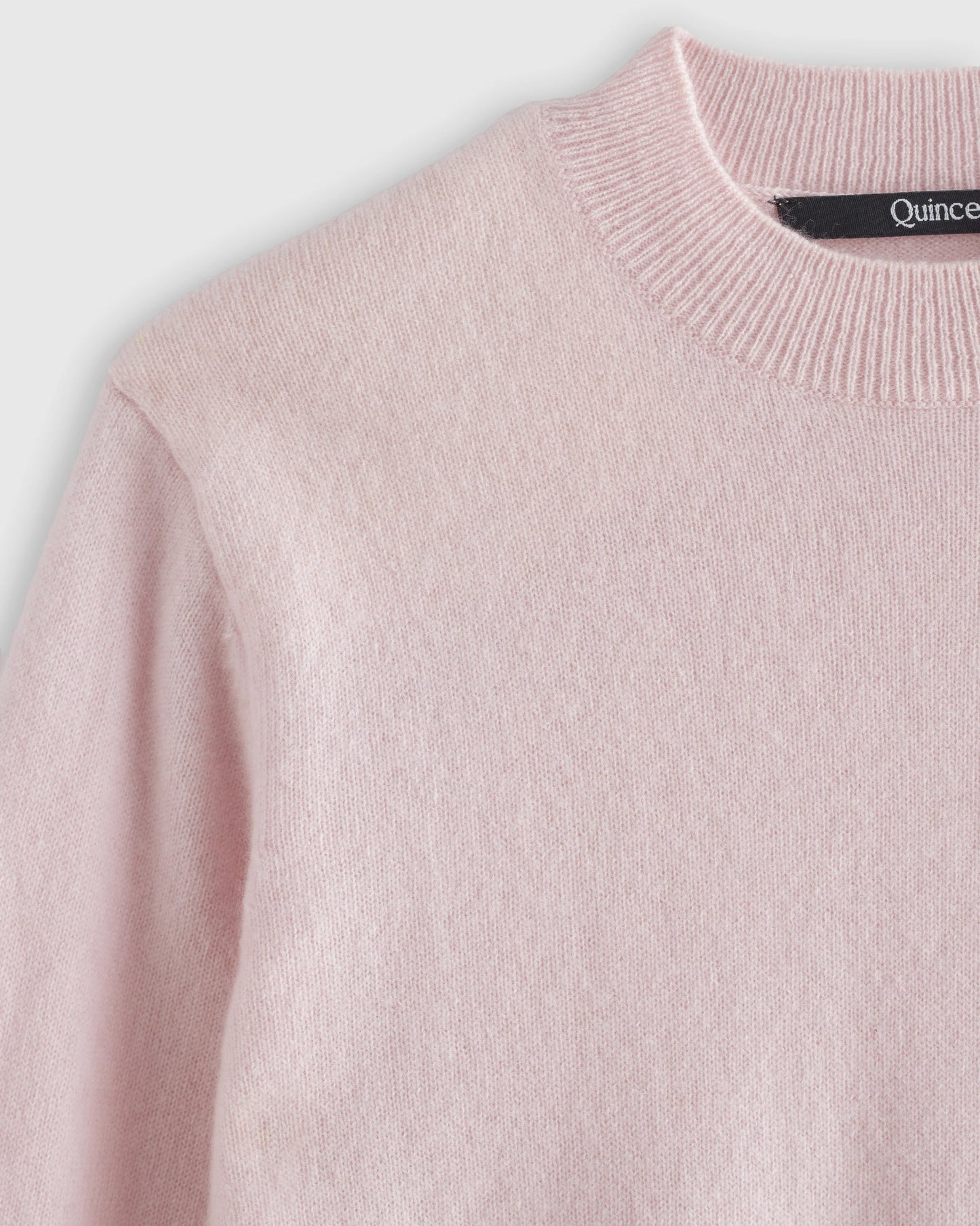 Washable Cashmere Crewneck Sweater - 6 / Heather Grey
