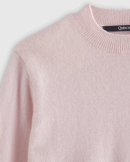 Washable Cashmere Crewneck Sweater - 6 / Heather Grey