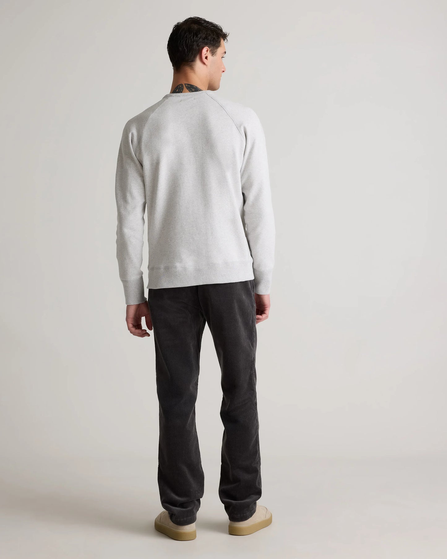 Organic Stretch Corduroy Drawstring Trousers - S / Storm Blue