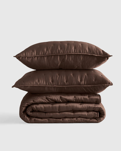 Bamboo Dream Quilt Set - Twin / Sage