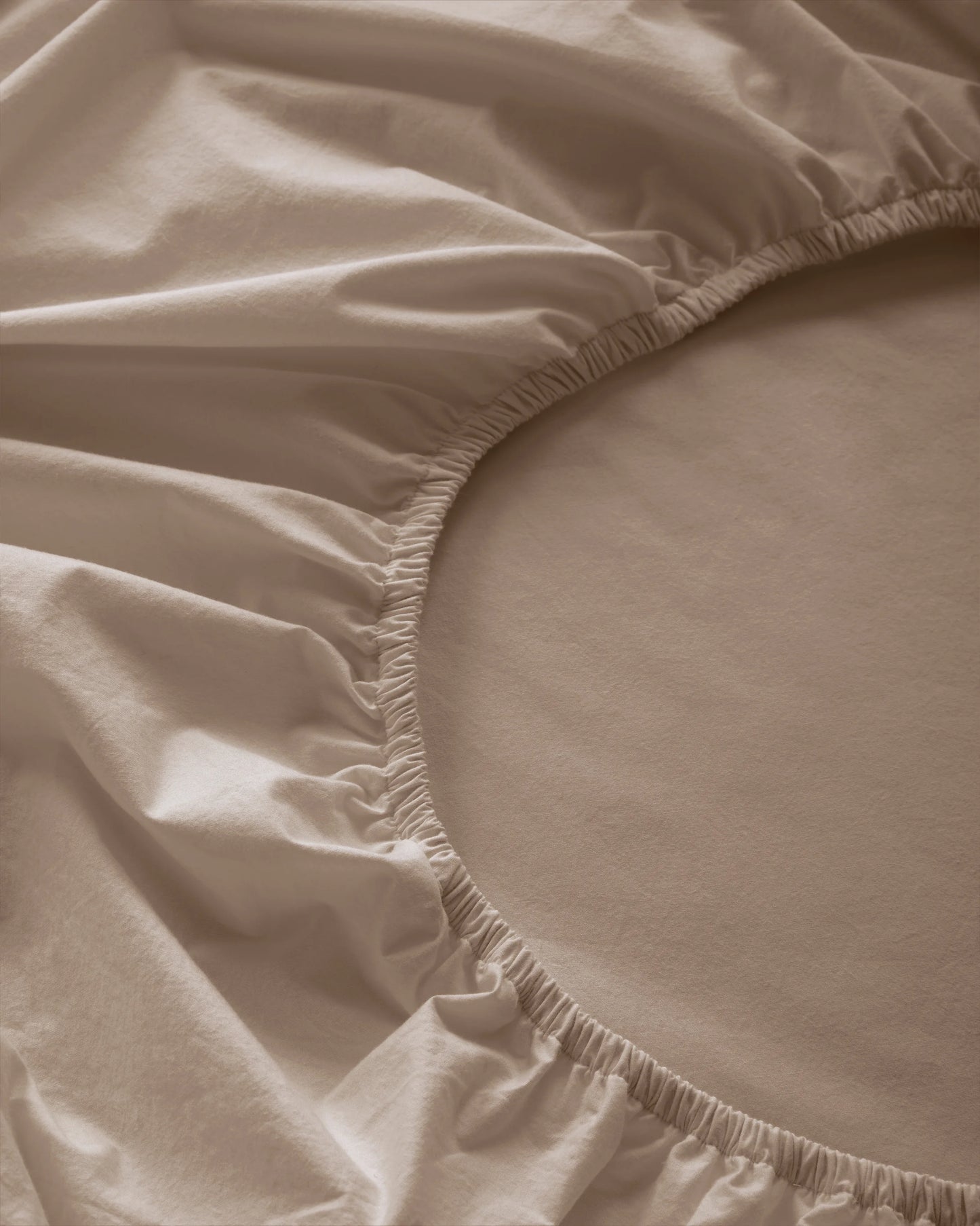 Organic Brushed Cotton Sheet Set - Twin / Toffee