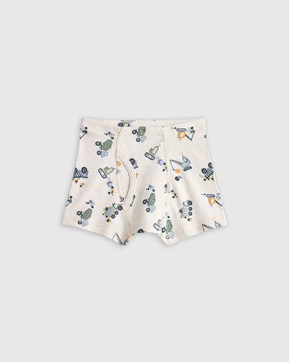 Boys 100% Organic Cotton Boxer Brief 7-Pack - 6 / Boy Multi Pack