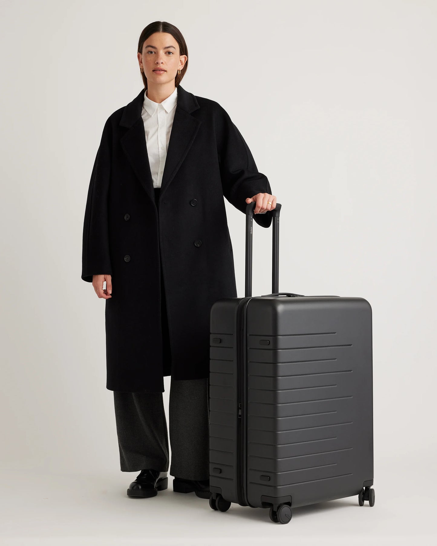 Expandable Carry-On & Large Check-In Suitcase Set - One Size / Dark Green