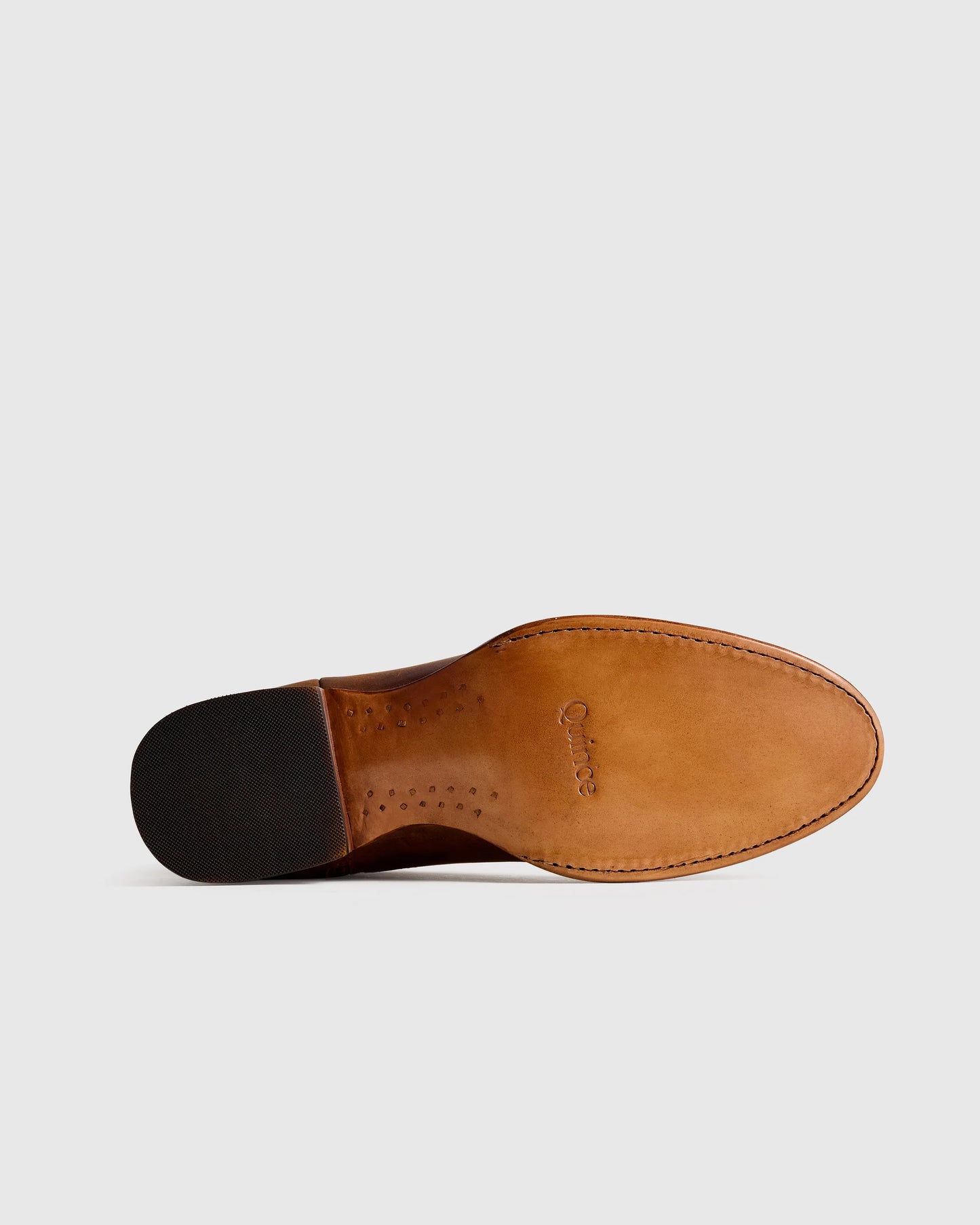Crafted Leather Western Zip Boot - 7 / Dark Chocolate