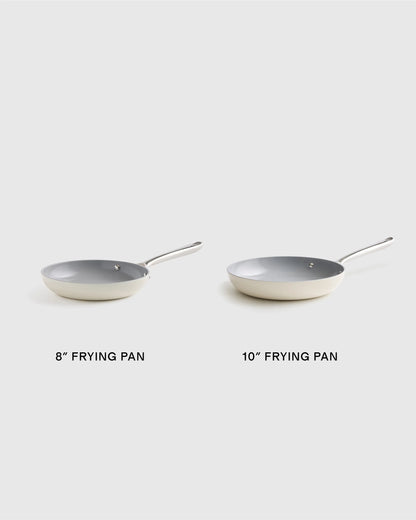 Ceramic Nonstick Frying Pan Set - One Size / Navy