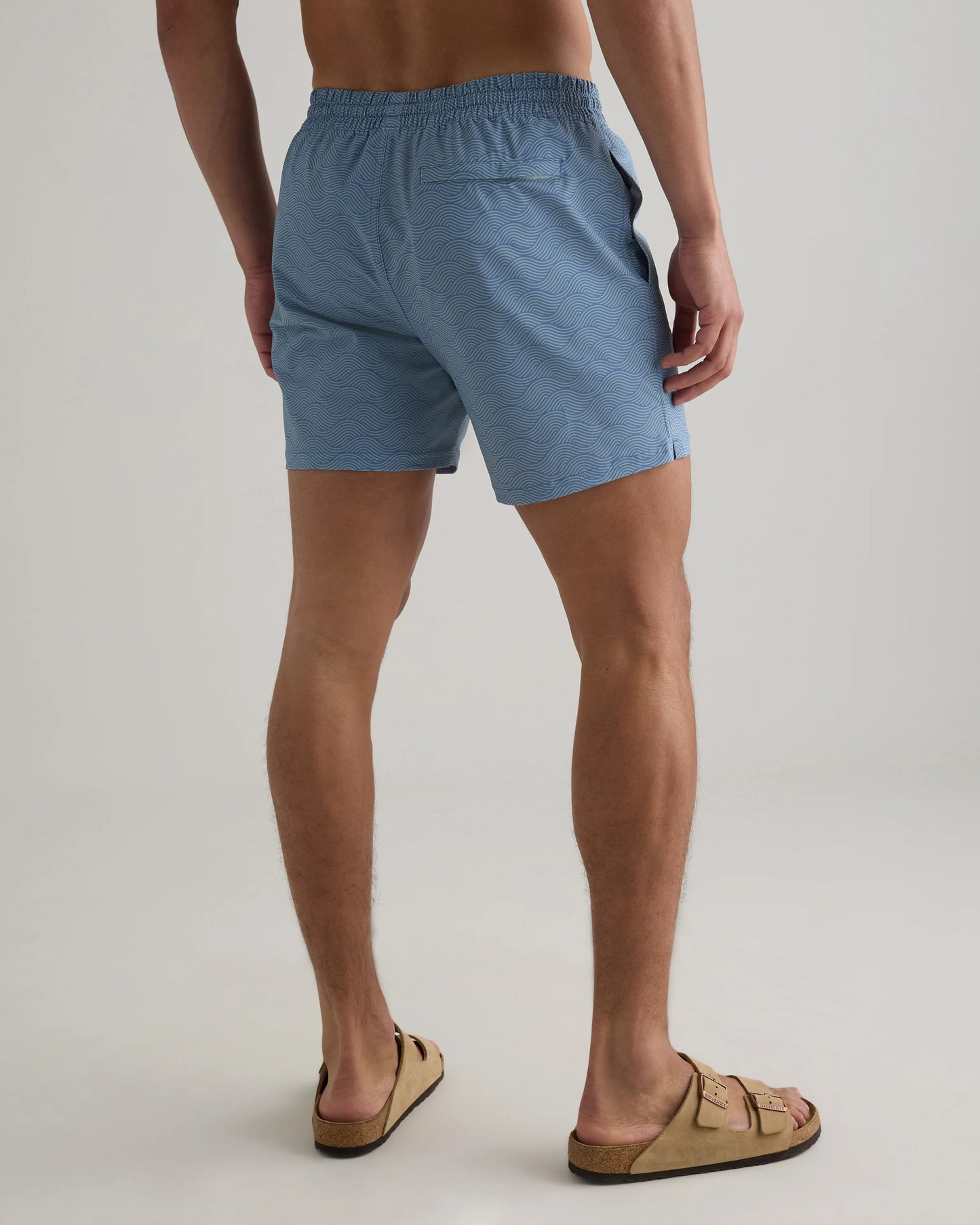 Italian Swim Trunks - 5.5" - XS / Navy Diamond Geo