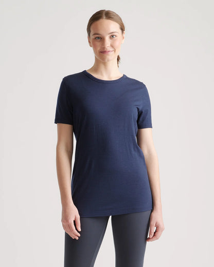 100% Merino Wool All-Season Base Layer Tee - XS / Sea Spray Green