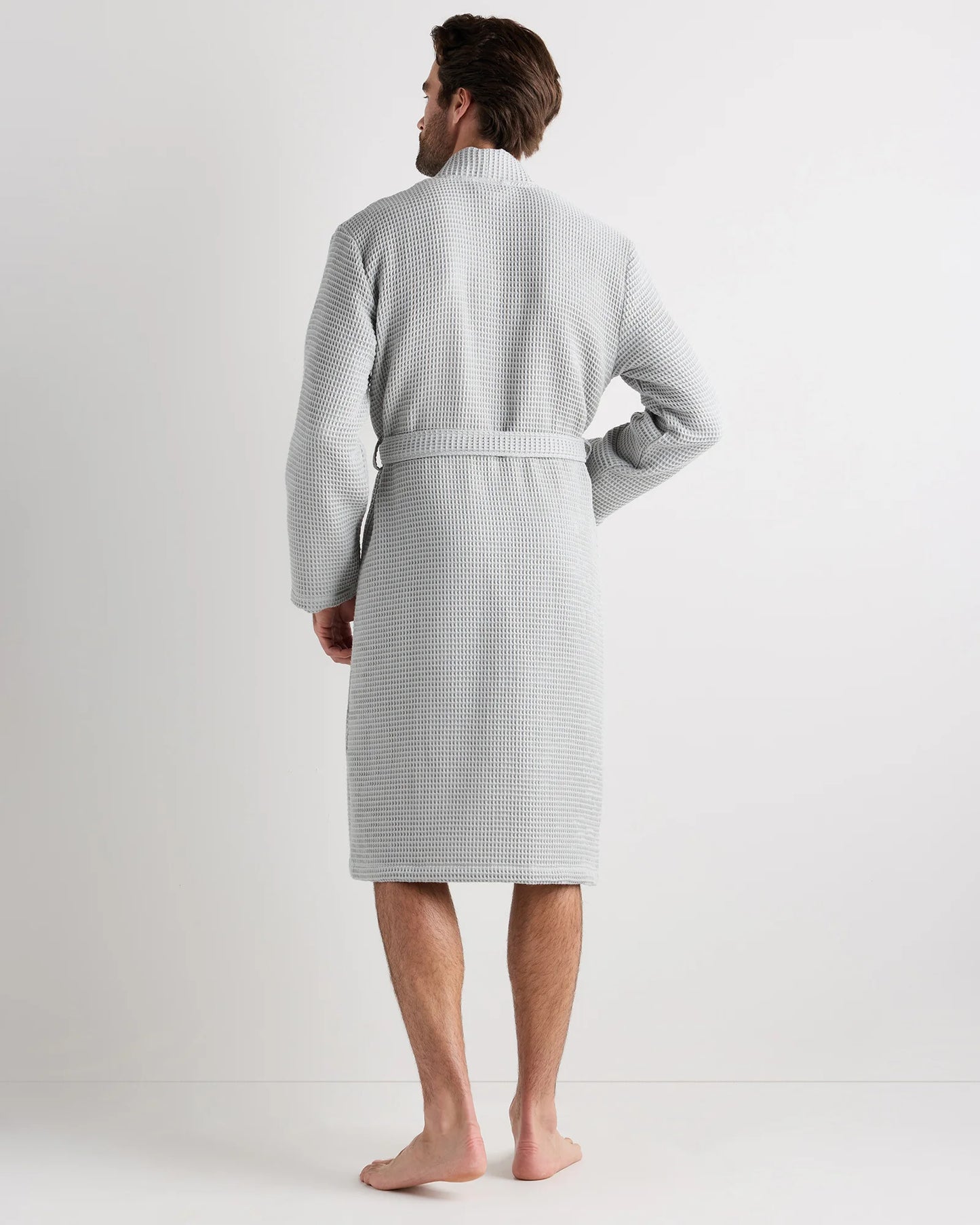 Organic Turkish Waffle Robe - XS / White