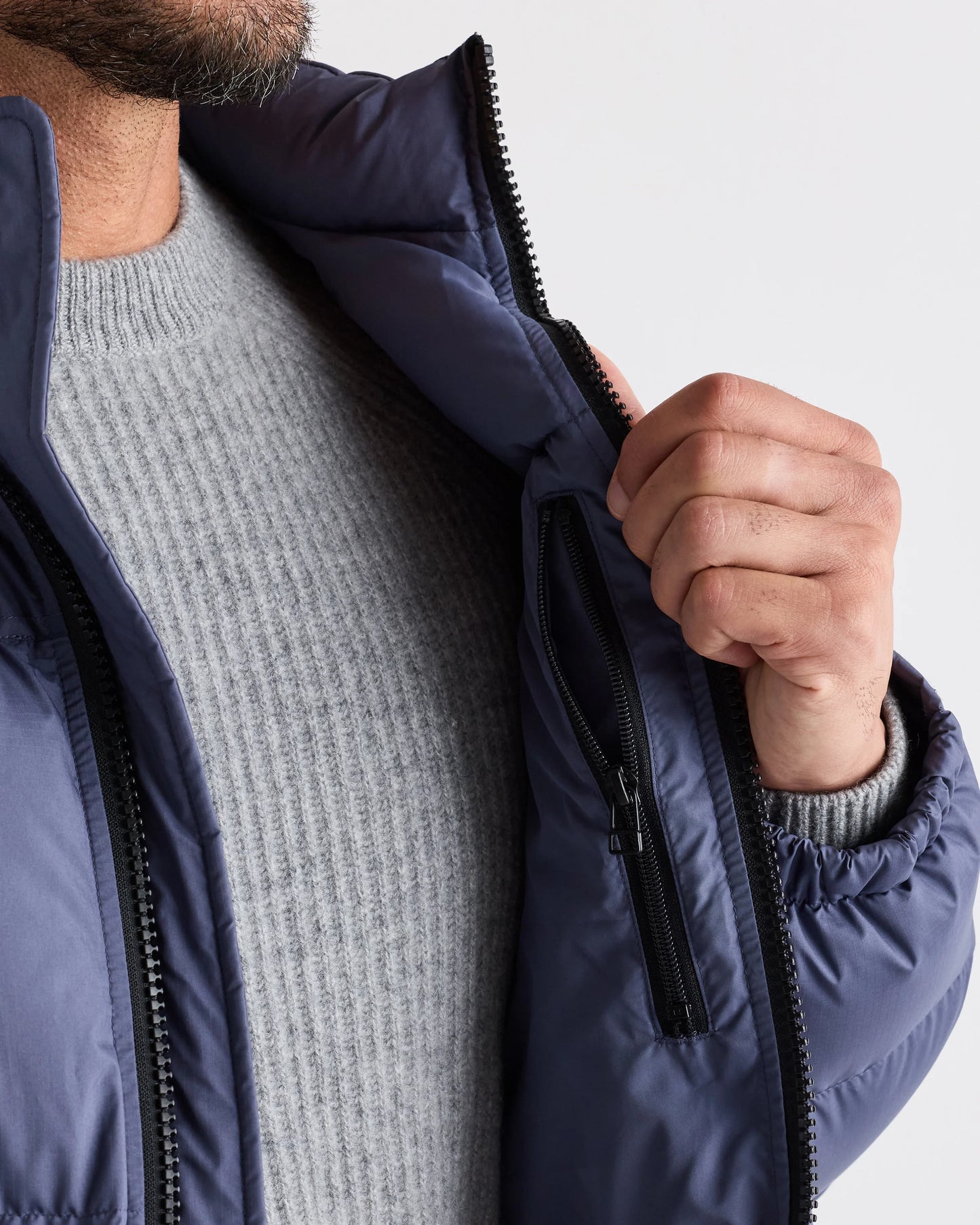 Responsible Down Puffer Jacket - XS / Carbon Grey